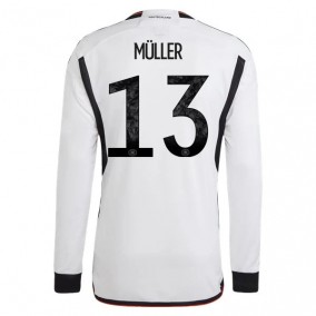 Tyskland Thomas Muller 13 2023/2024 Hjemmebanetrøje Langærmet